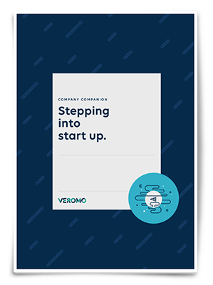 Veromo stepping into start-up guide.